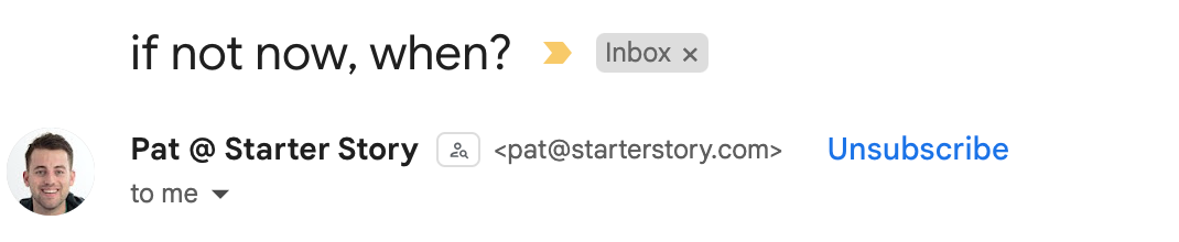 great subject line